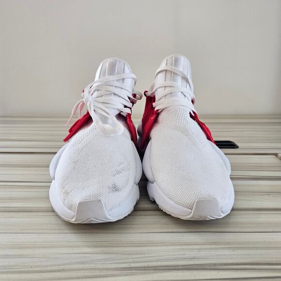 Adidas Y-3 Kaiwa Knit Cloud White Red Size 6 - Picture 4 of 9